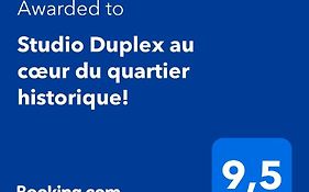 Studio Duplex Au Coeur Du Quartier Historique!